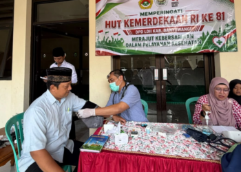 LDII Bersama FKKI Banyuwangi Gelar Pengajian dan Pemeriksaan Kesehatan Gratis Bagi Lansia Sukorejo