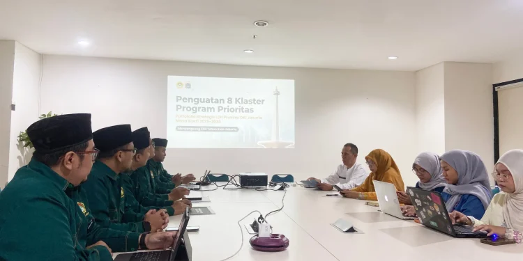 DPW LDII DKI Jakarta beraudiensi ke kantor Dinas Pendidikan DKI Jakarta, Kuningan, Jakarta Selatan. Foto: LINES