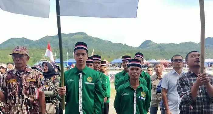 DPD LDII Aceh Tengah mengikuti Apel Kebangsaan Indonesia Damai yang diselenggarakan Forkopimda Aceh Tengah. Foto: LINES