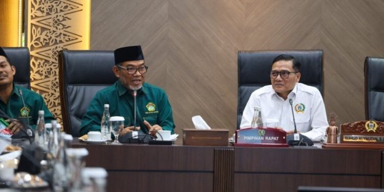 DPW LDII DKI Jakarta audiensi dengan Ketua DPRD DKI Jakarta, Suhud Alynudin. Foto: LINES.