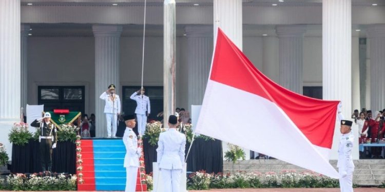 LDII Banten Mengikuti Upacara HUT RI di Kantor Gubernur Banten. Foto: LINES.