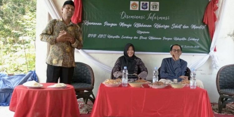 Diseminasi Ketahanan Pangan LDII Enrekang bekerjasama Dinas Ketahanan Pangan Kabupaten Enrekang. Foto: LINES,.