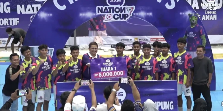 SMA Tri Sukses, naungan DPW LDII Lampung, meraih Juara 1 AXIS Nation Cup 2026 Regional Lampung. Foto: LINES