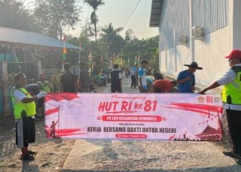 LDII Rowokele Gerakkan Warga Bekerja Bakti Bersihkan Lingkungan