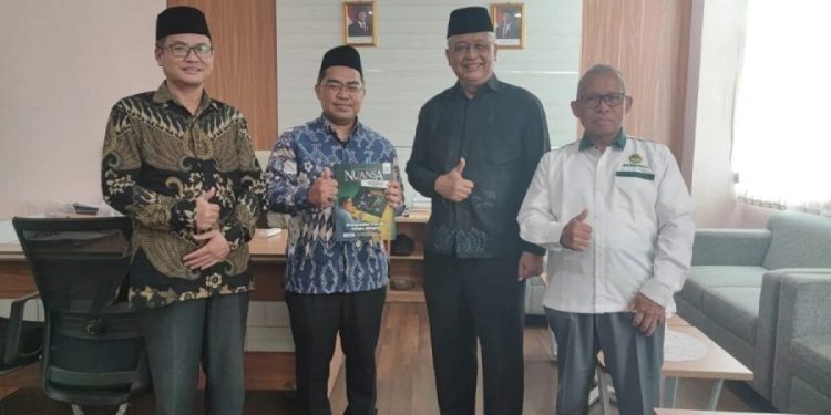 DPD LDII Kota Bekasi audiensi dengan Kementerian Agama (Kemenag) Kota Bekasi. Foto: LINES.