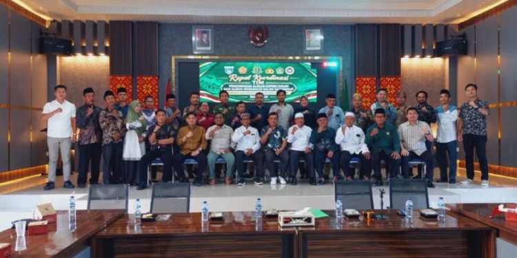 LDII OKU Timur menghadiri Rakor Pakem. Foto: LINES.