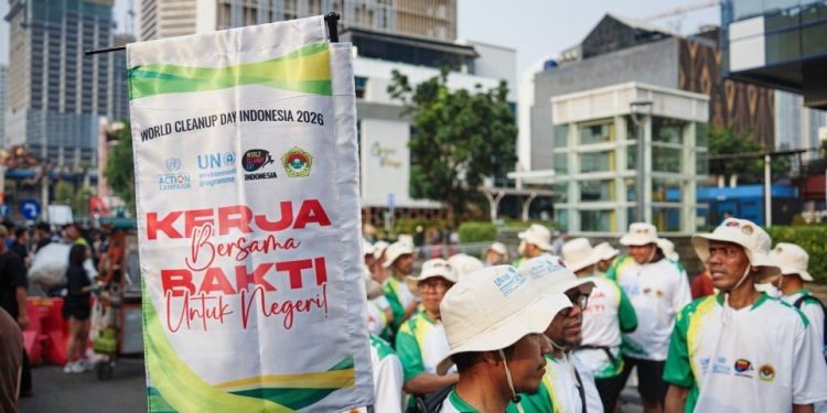 LDII Partisipasi Pungut Sampah di WCDI 2026. Foto: LINES.
