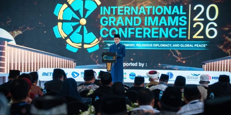 Menag RI Nasaruddin Umar menutup IGIC 2026 di Hotel Sahid Jakarta. Foto: LINES.