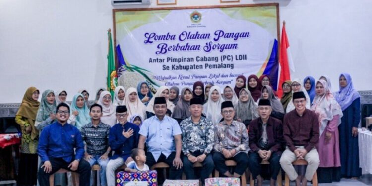 DPD LDII Kabupaten Pemalang mendorong diversifikasi pangan melalui lomba kreasi pangan lokal berbasis sorgum. Foto: LINES.