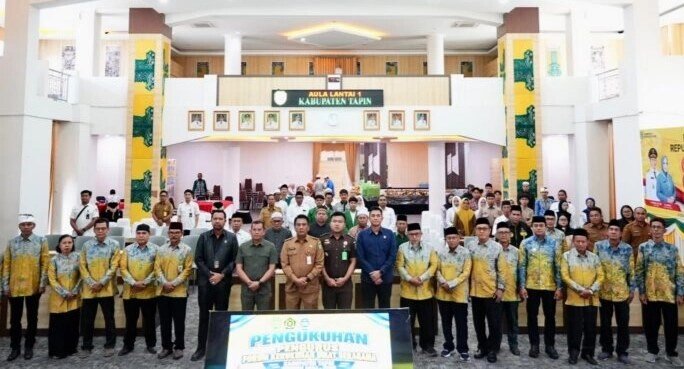 Kepengurusan Baru FKUB yang diketuai DPD LDII Tapin. Foto: LINES.