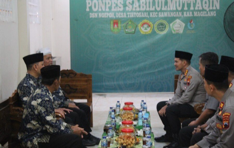 Polresta Magelang berkunjung ke LDII bahas kamtibmas. Foto: LINES.