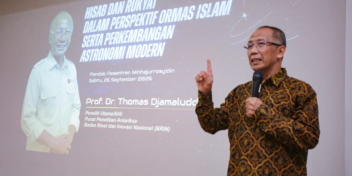 Pakar astronomi dan astrofisika, Thomas Djamaluddin. Foto: LINES
