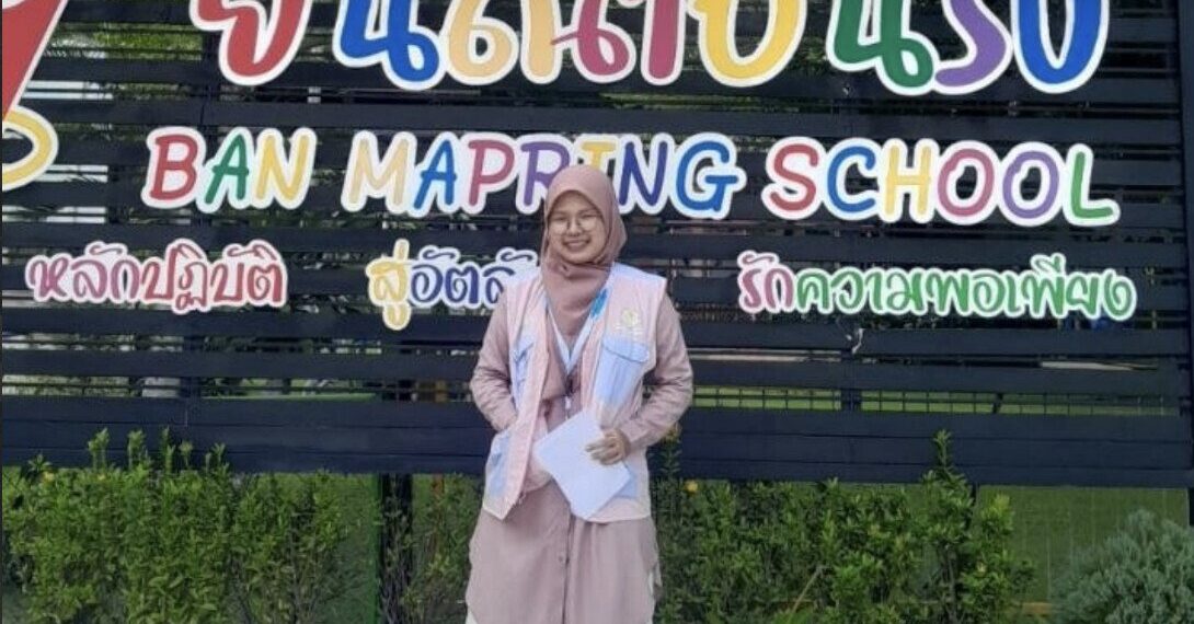 Intan Nurina Zamharira, menjadi bagian dari 81 mahasiswa Indonesia dari berbagai perguruan tinggi yang mengikuti program KKN Internasional di Pattani. Foto: LINES