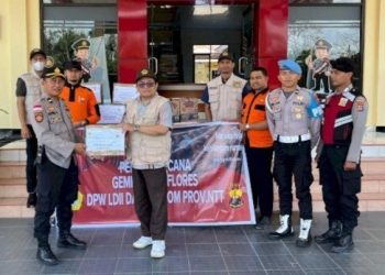 LDII dan Senkom NTT Salurkan Bantuan untuk Korban Gempa Flores