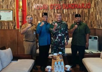 Audiensi dengan Kodim 0726, LDII Sukoharjo Tegaskan Perkuat Sinergi TNI-Ormas