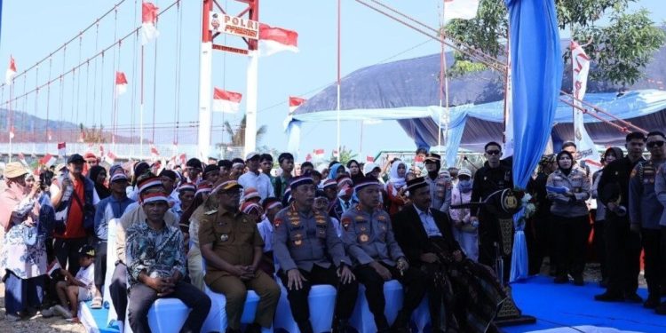 DPW LDII Banten mengikuti secara virtual peresmian Jembatan Merah Putih Presisi Polri oleh Presiden Prabowo Subianto. Foto: LINES