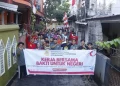 LDII Makassar dan Warga Mannuruki Kerja Bakti Sambut HUT ke-81 RI