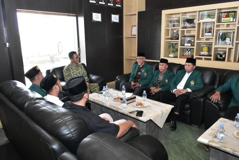 LDII Malang dan Kodim 0818 Malang-Batu menjajaki kolaborasi terkait pembinaan karakter pemuda. Foto: LINES.