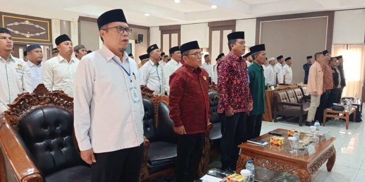 LDII Jambi menggelar diklat kesekretariatan yang dihadiri Kepala Badan Kesatuan Bangsa dan Politik (Kesbangpol) Provinsi Jambi, Ismet Wijaya. Foto: LINES.