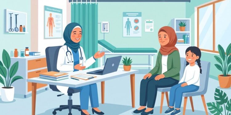 Hari Dokter Nasional. Ilustrasi: AI-Generated, LINES.