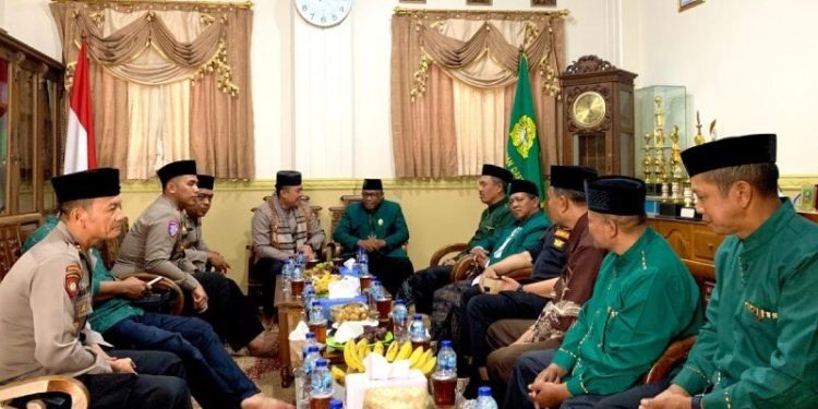 Kunjungan Polres Magetan di Ponpes Baitul Ulum Al-Islami yang dinaungi LDII Magetan. Foto: LINES.