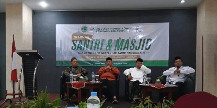 LDII menghadiri Seminar MUI Pringsewu, bertajuk Santri dan Masjid pada Minggu (18/10). Foto: LINES.