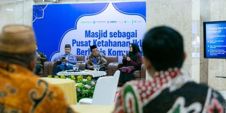 DPP LDII menghadiri undangan peluncuran "Panduan Masjid sebagai Pusat Ketahanan Iklim Berbasis Komunitas" di Aula Ar-Razaq Masjid Istiqlal, Jakarta. Foto: LINES.