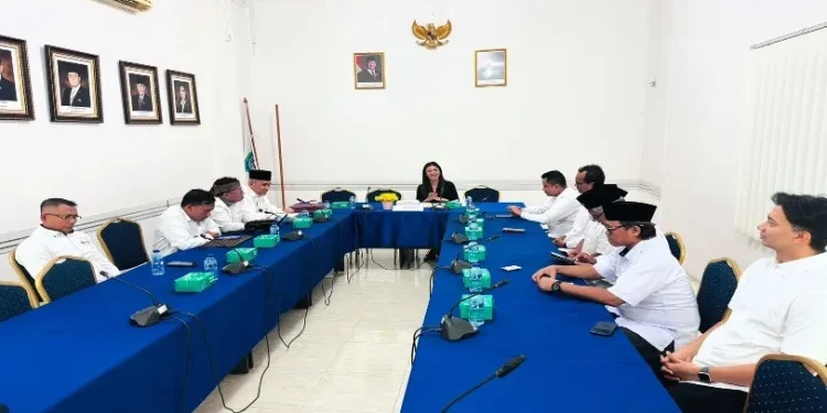 DPW LDII Kepulauan Riau (Kepri) silaturahim dengan anggota DPD RI, Dwi Sekar Ajeng Respaty, Senin (5/10/2026). Foto: LINES