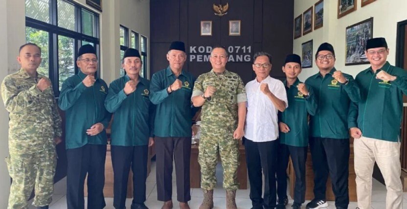 LDII Pemalang beraudiensi Kodim 0711/Pemalang pada Rabu (23/9/2026). Pertemuan itu membahas komunikasi dengan aparat dalam menjaga kamtibmas. Foto: LINES.