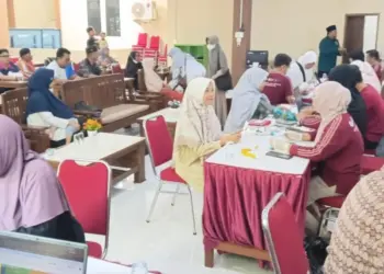 Gelar Cek Kesehatan Gratis, LDII Jember Gandeng Puskesmas Setempat
