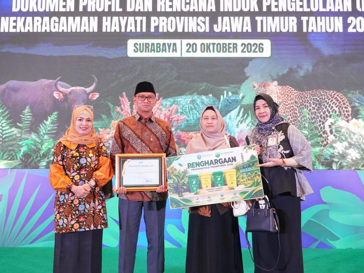 Ponpes Gadingmangu Raih Penghargaan Ecopesantren Jawa Timur