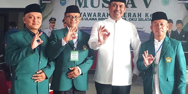 DPD LDII Ogan Komering Ulu (OKU) Selatan menghadiri Musyawarah Daerah (Musda) V MUI Kabupaten OKU Selatan Tahun 2026. Foto: LINES